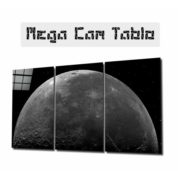 Ayın Karanlık Yüzü Mega Cam Tablo Ayın Karanlık Yüzü Mega Cam Tablo