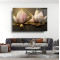 Lotus Çiçek Cam Tablo