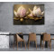Lotus Çiçek Cam Tablo
