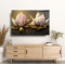 Lotus Çiçek Cam Tablo