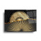 Gold Soyut Cam Tablo