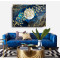 Ay Ve Kuşlar Cam Tablo
