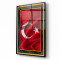 Türk Bayrağı Cam Tablo
