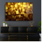 Gold Desenler Cam Tablo