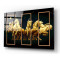Gold Atlar Cam Tablo