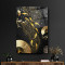 Gold Balıklar Cam Tablo