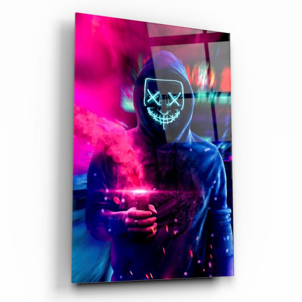 Neon Maske Cam Tablo Neon Maske Cam Tablo