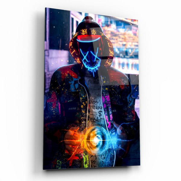 Neon Maske Cam Tablo Neon Maske Cam Tablo