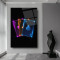 Neon Kartlar Cam Tablo