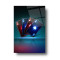 Neon Kartlar Cam Tablo
