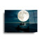 Gece Manzara Cam Tablo