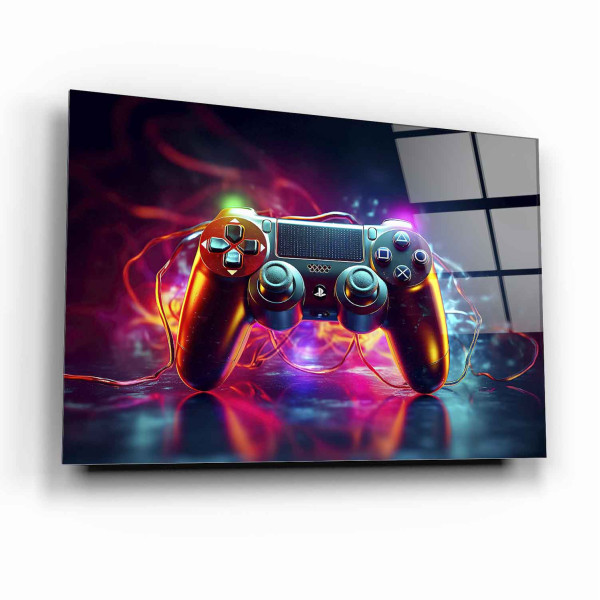 Gamer Oyun Konsolu Cam Tablo Gamer Oyun Konsolu Cam Tablo