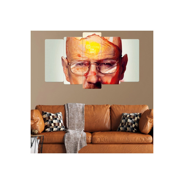 Zevahir 5 Parça Mdf Breaking Bad Tablo