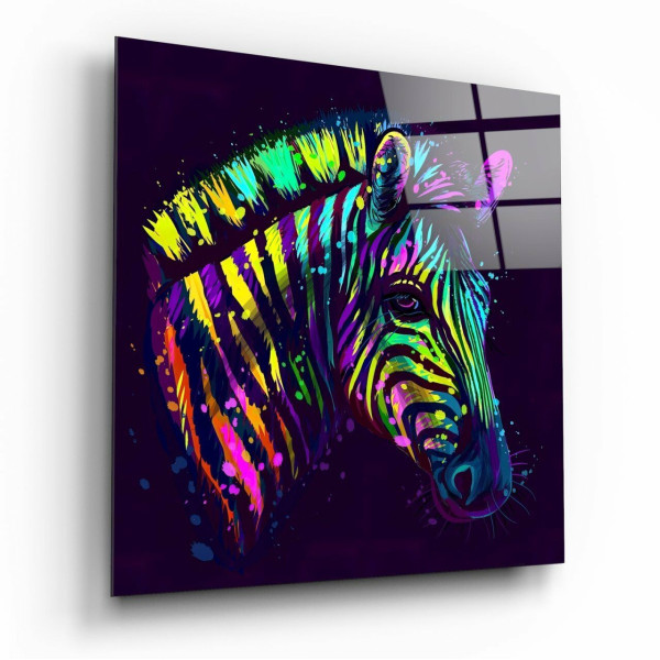 Zebra Kuşağı Cam Tablo Zebra Kuşağı Cam Tablo