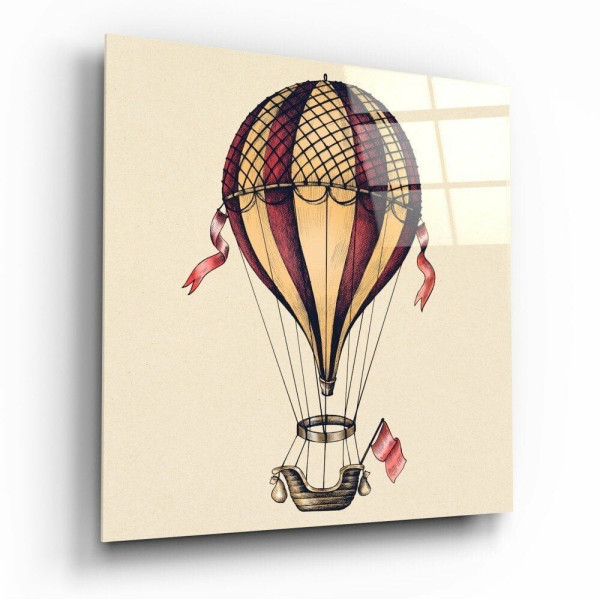 Özgürlüğe Doğru Balon Yolculuğu Cam Tablo Özgürlüğe Doğru Balon Yolculuğu Cam Tablo