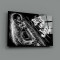 Jazz Blues Müzik Cam Tablo
