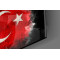 Türk Bayrağı Cam Tablo