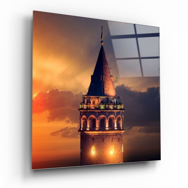 Galata Kulesi Cam Tablo Galata Kulesi Cam Tablo