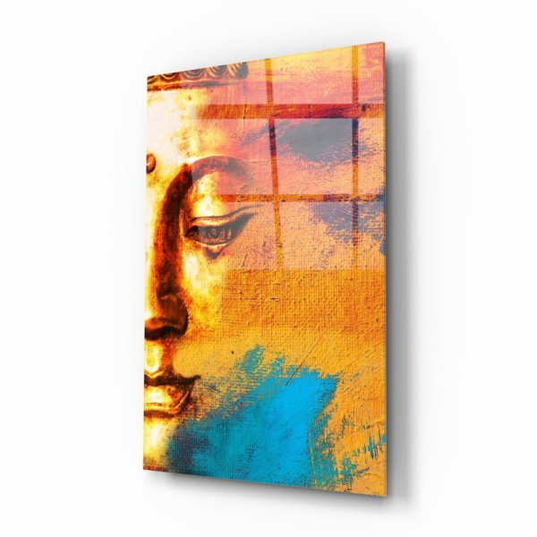 Buddha Portre Cam Tablo Buddha Portre Cam Tablo