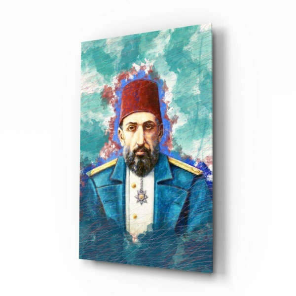 Abdülhamit Han Cam Tablo Abdülhamit Han Cam Tablo