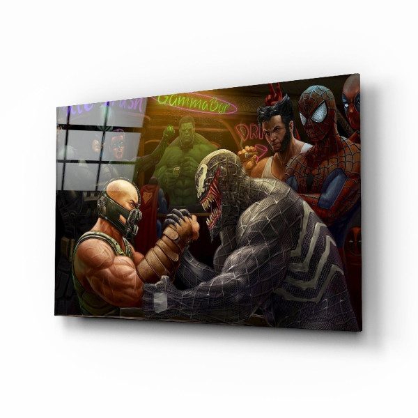 Venom vs Bane Cam Tablo Venom vs Bane Cam Tablo