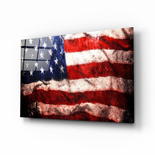 Amerika Birleşik Devletleri Bayrağı Cam Tablo Amerika Birleşik Devletleri Bayrağı Cam Tablo