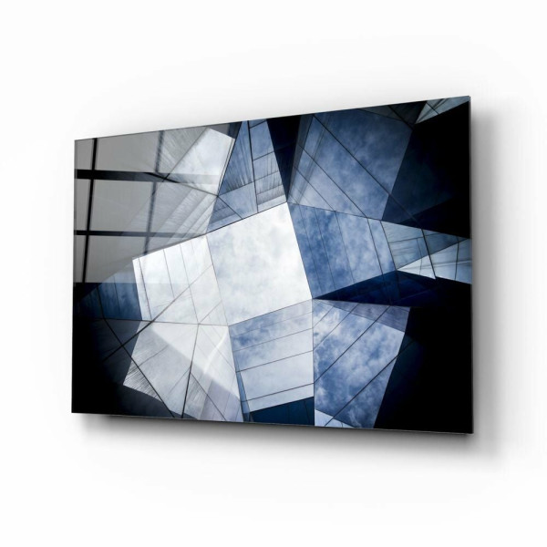 Geometrik Mimari Cam Tablo Geometrik Mimari Cam Tablo