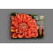 Turuncu Gerbera Cam Tablo