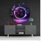 Neon Daire Cam Tablo