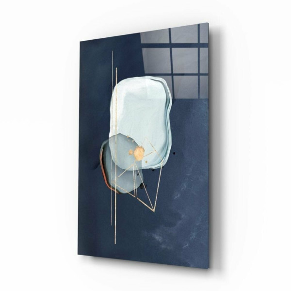Abstract Gri Cam Tablo Abstract Gri Cam Tablo