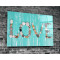 Love (Aşk) Cam Tablo
