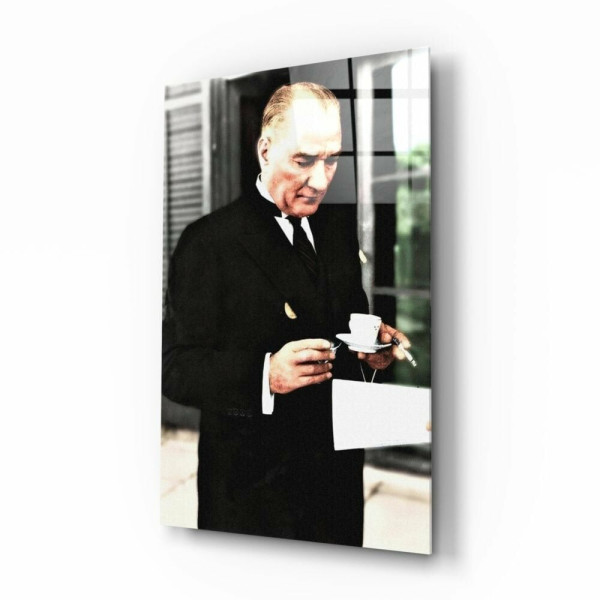 Atatürk Cam Tablo Atatürk Cam Tablo