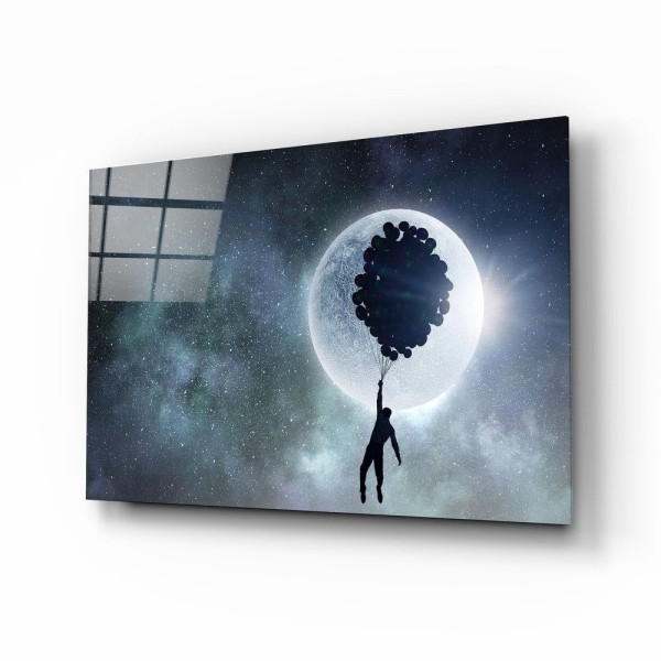 Uçan Balonlar Cam Tablo Uçan Balonlar Cam Tablo