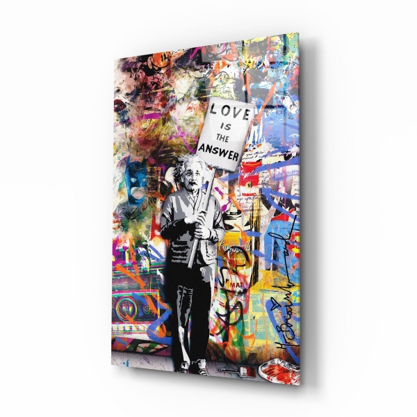 Banksy, Aşk Cam Tablo Banksy, Aşk Cam Tablo