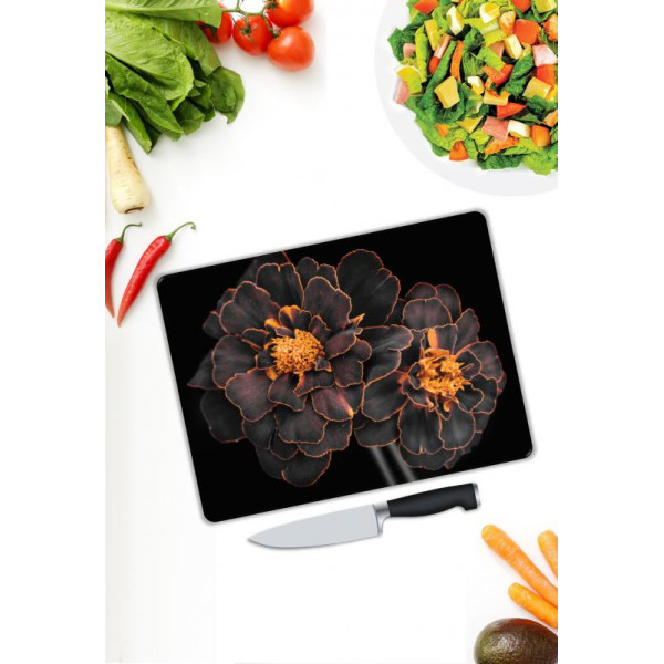 Renkli Desen Cam Kesme Tablası Renkli Desen Cam Kesme Tablası