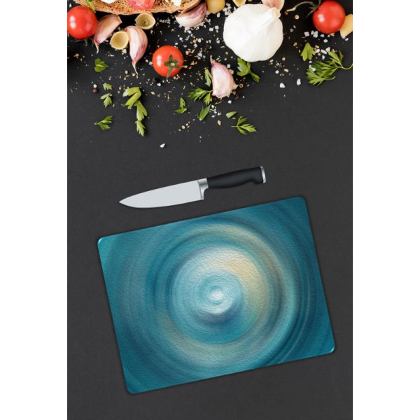 Minimal Desen Cam Kesme Tablası