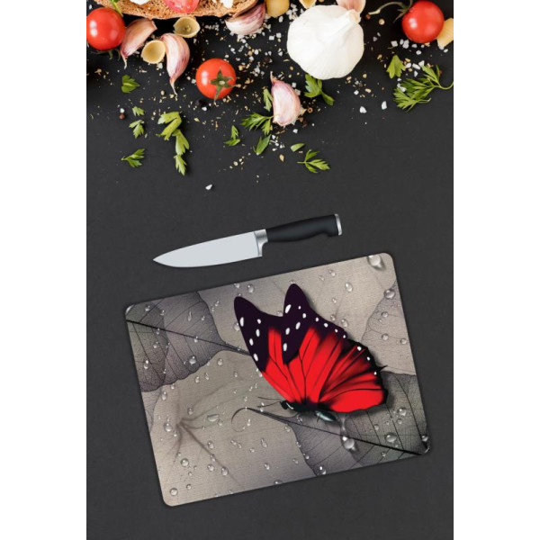 Kelebek Desen Cam Kesme Tablası