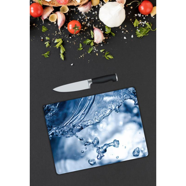 Minimal Desen Cam Kesme Tablası