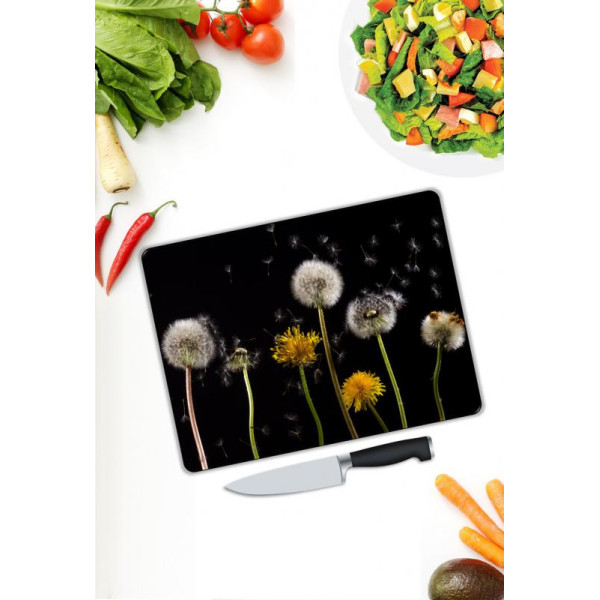 Karahindiba Desen Cam Kesme Tablası Karahindiba Desen Cam Kesme Tablası