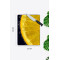 Limon Desen Cam Kesme Tablası