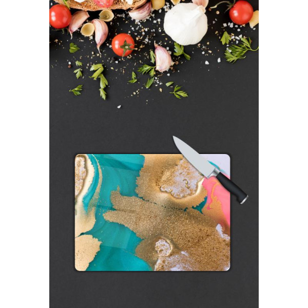 Renkli Desen Cam Kesme Tablası Renkli Desen Cam Kesme Tablası