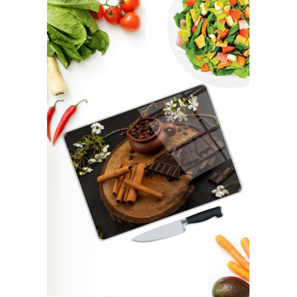 Tarçın Desen Cam Kesme Tablası Tarçın Desen Cam Kesme Tablası