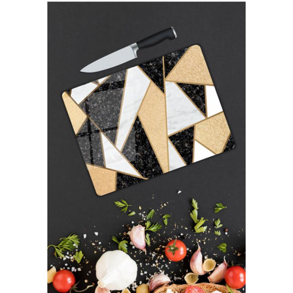 Minimal Desen Cam Kesme Tablası Minimal Desen Cam Kesme Tablası