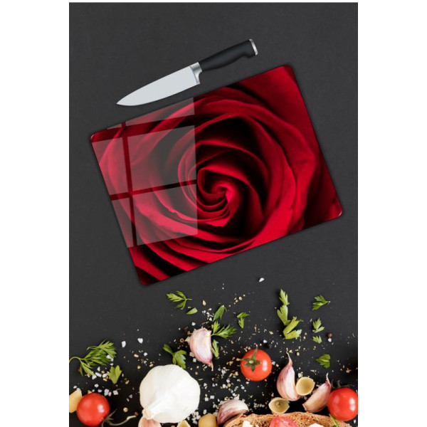Gül Desen Cam Kesme Tablası Gül Desen Cam Kesme Tablası