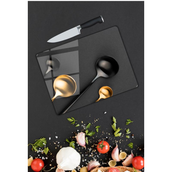 Gold Kepçe Desen Cam Kesme Tablası Gold Kepçe Desen Cam Kesme Tablası