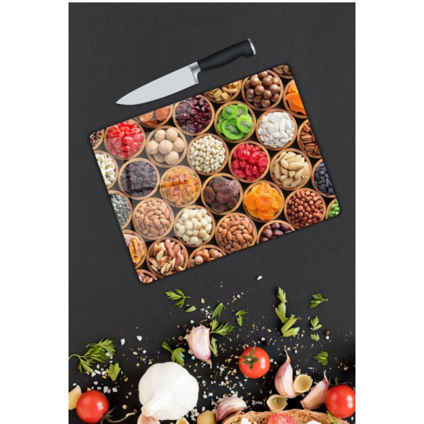 Renkli Desen Cam Kesme Tablası Renkli Desen Cam Kesme Tablası