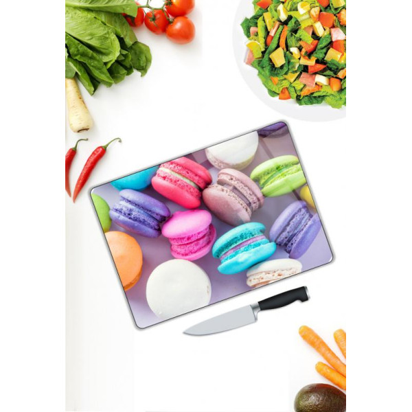 Makaronlar Cam Kesme Tablası