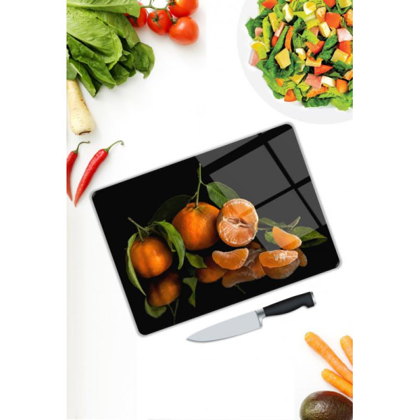 Mandalinalar Cam Kesme Tablası