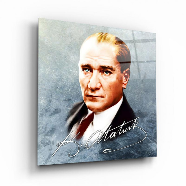 Atatürk Cam Tablo Atatürk Cam Tablo