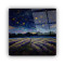 Gece Manzara Cam Tablo